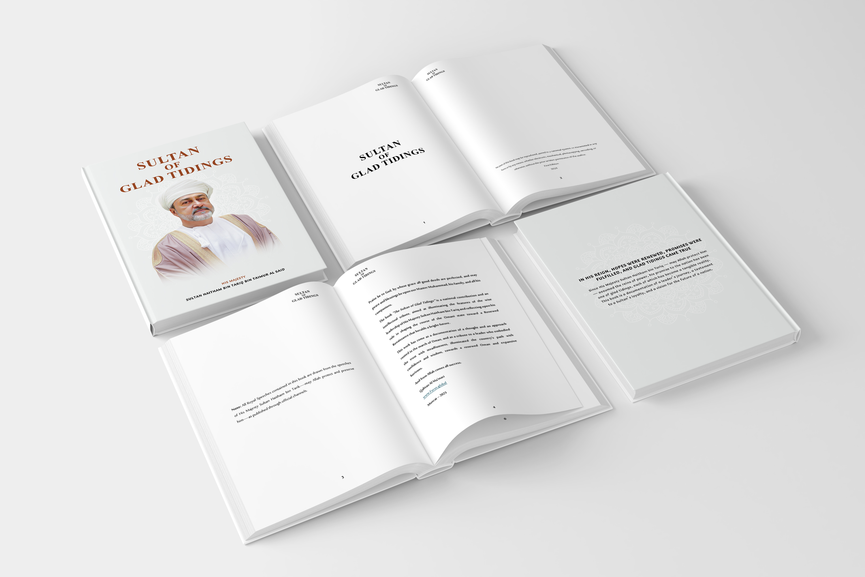 English book cover and interior layout