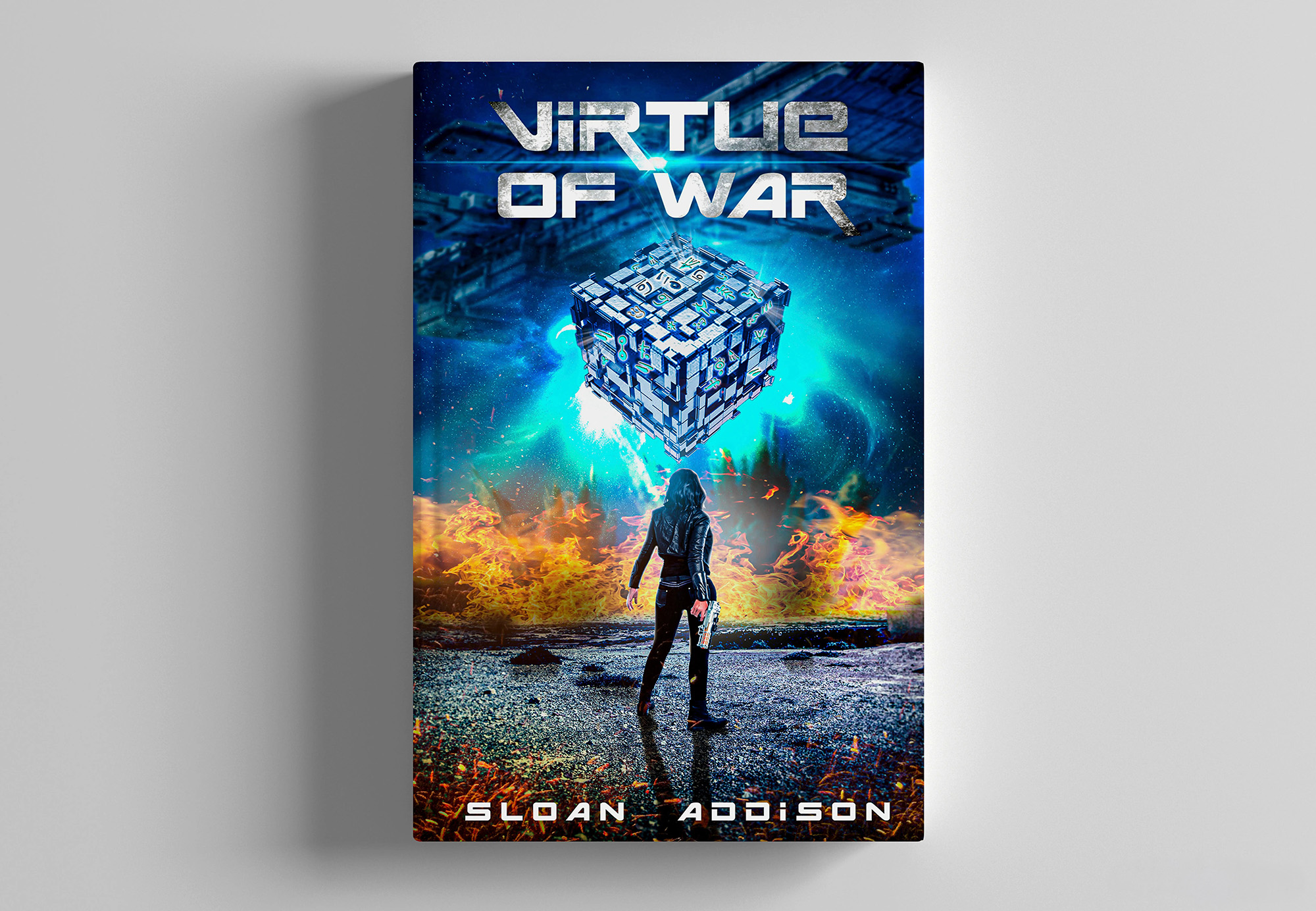Virtue of War book cover design