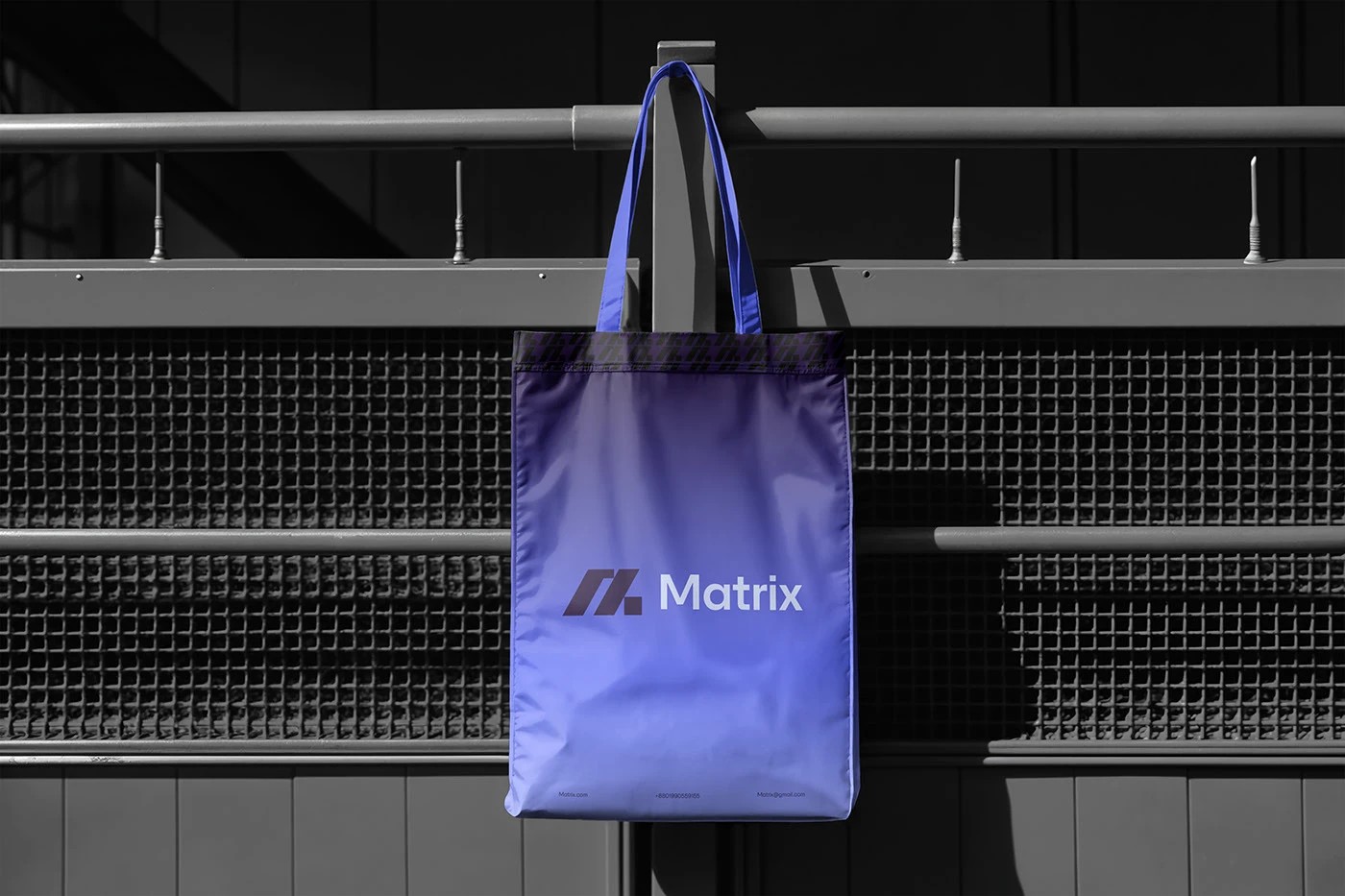 Matrix brand identity — final presentation board