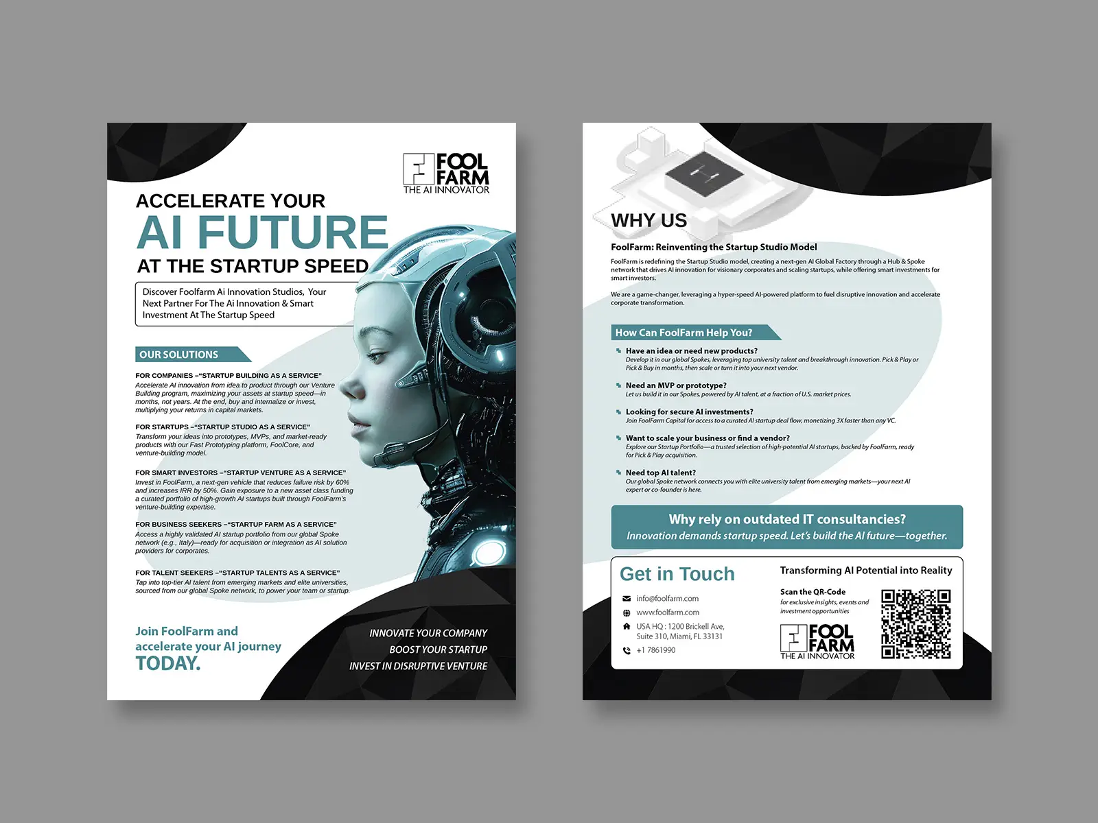 Promotional flyer design